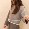 YAYA - Pulóver krátky Taupe grey melange - taupe grey melange