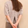 YAYA - Pulóver s gombíčkami vzadu Taupe grey melange - taupe grey melange