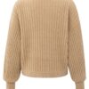 YAYA - Pulóver krátky Light camel - light camel