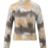 YAYA - Pulóver z Alpaky so vzorom Dark taupe grey dessin - dark taupe grey dessin
