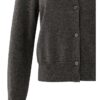 YAYA - Sveter s gombíčkami Dark taupe grey - dark taupe grey