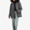 YAYA - Sako oversized Contours gray dessin - contours gray dessin