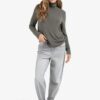 YAYA - Rolák džerzejový Dark taupe melange - dark taupe melange