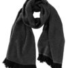 YAYA - Šál Oyster black - oyster black