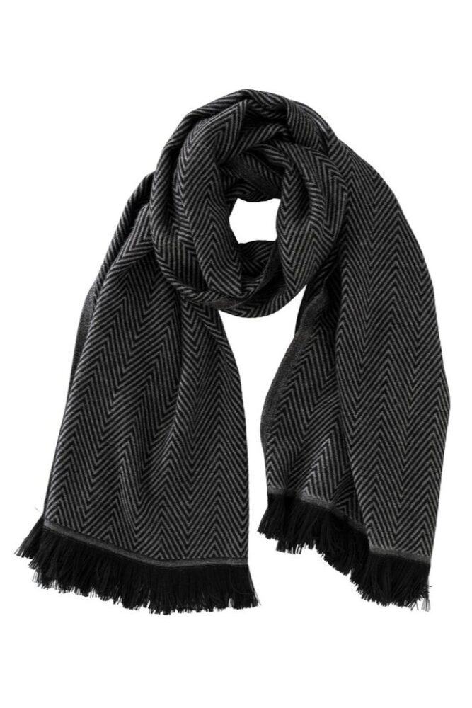 YAYA - Šál Oyster black - oyster black