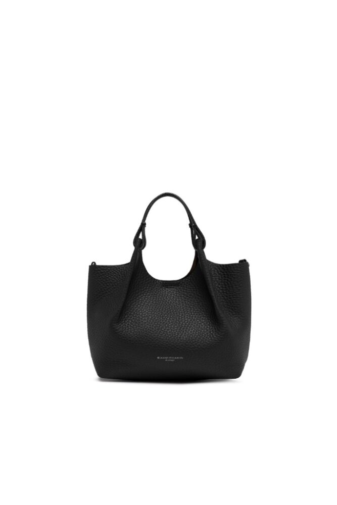Gianni Chiarini - Kabelka Dua midi 24x27x12 cm Nero Castoro - nero castoro
