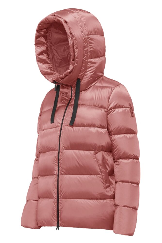Bomboogie - Bunda páperová Rome Blush pink - blush pink