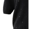 YAYA - Pulóver s kamienkami Black - black