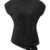 YAYA - Top s uzlíkom Black - black