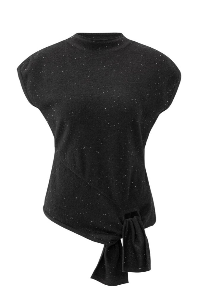 YAYA - Top s uzlíkom Black - black