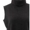 YAYA - Vesta asymetricka s rolakom Black - black