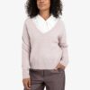 YAYA - Pulóver Cloud Alpaca gray purple - cloud gray purple