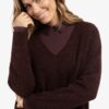 YAYA - Pulóver Fudge Alpaca purple - fudge purple