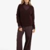 YAYA - Pulóver Fudge Alpaca purple - fudge purple