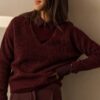 YAYA - Pulóver Fudge Alpaca purple - fudge purple