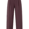 YAYA - Nohavice s lampasom Fudge purple - fudge purple