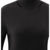 YAYA - Šaty pletené s kašmírom Black - black
