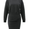 YAYA - Šaty teplákové Black - black