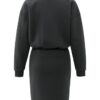 YAYA - Šaty teplákové Black - black