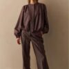 YAYA - Nohavice Fudge purple dessin - fudge purple dessin