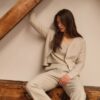 YAYA - Nohavice Cloud grey melange - cloud grey melange