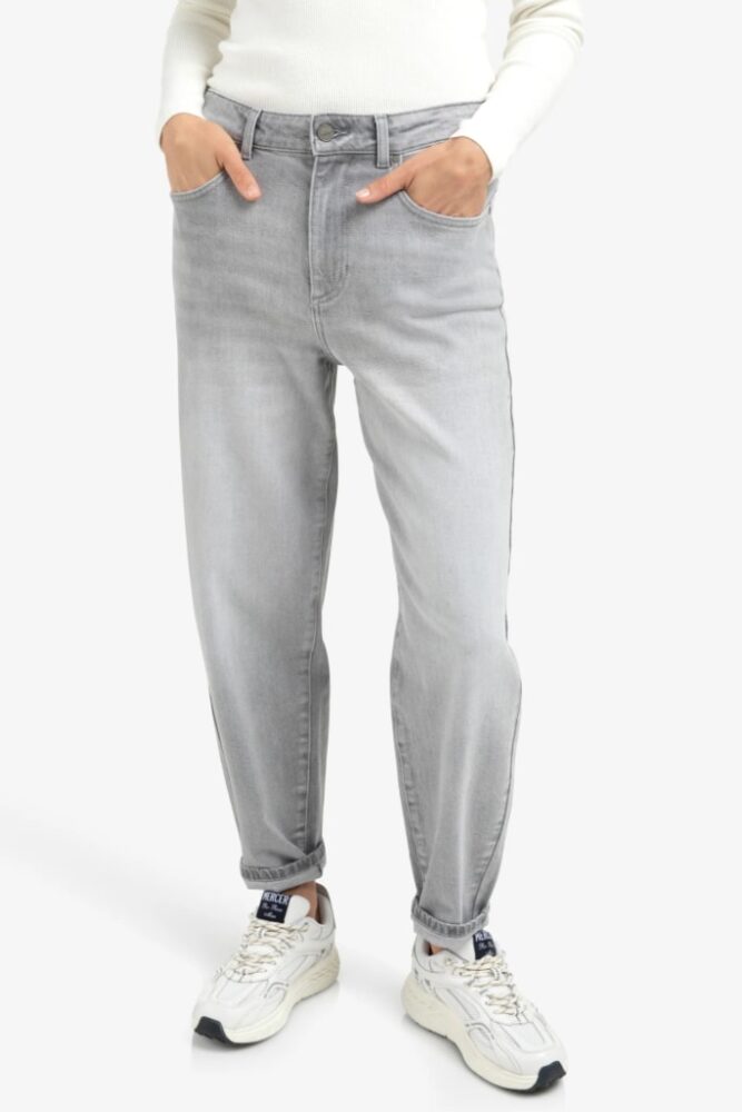 YAYA - Nohavice denim Light grey denim - light grey denim