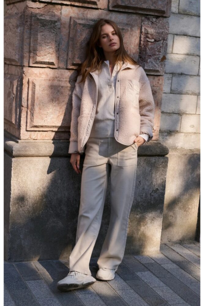 YAYA - Pulóver s blúzkovým límcom Heather grey melange - heather grey melange