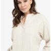 YAYA - Pulóver s blúzkovým límcom Heather grey melange - heather grey melange