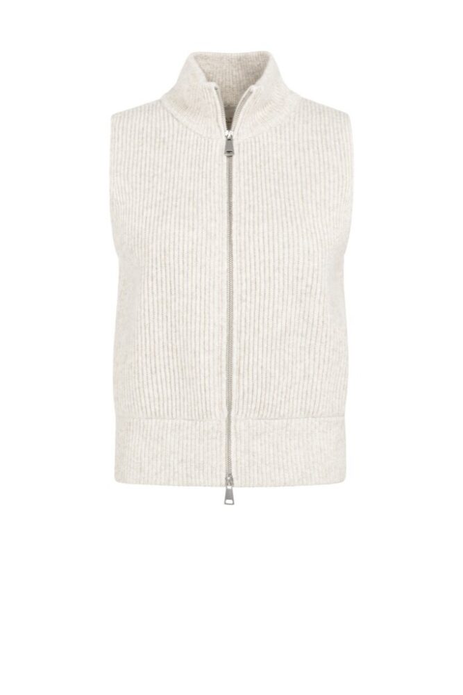 YAYA - Vesta so zipsom Heather grey melange - heather grey melange