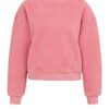 YAYA - Mikina Teddy Rose red melange - rose red melange