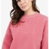 YAYA - Mikina Teddy Rose red melange - rose red melange