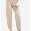 YAYA - Nohavice denim Oxford tan brown - oxford tan brown