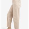 YAYA - Nohavice denim Oxford tan brown - oxford tan brown