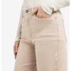 YAYA - Nohavice denim Oxford tan brown - oxford tan brown