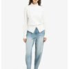 YAYA - Nohavice denim Blue denim - blue denim