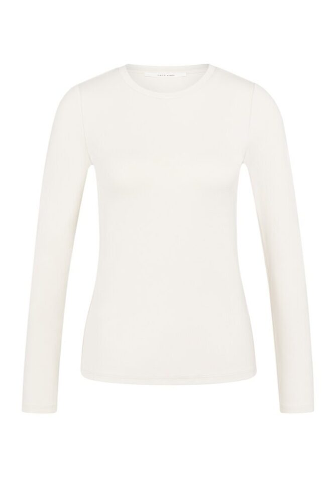 YAYA - Tričko s okrúhlym výstrihom Birch beige - birch beige