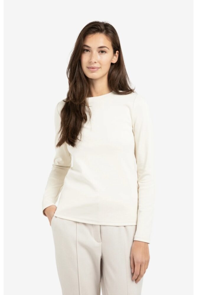 YAYA - Tričko s okrúhlym výstrihom Birch beige - birch beige
