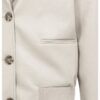 YAYA - Bunda z vegánskej kože oversized Oxford tan brown - oxford tan brown