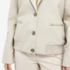 YAYA - Bunda z vegánskej kože oversized Oxford tan brown - oxford tan brown