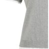 YAYA - Pulóvrik s poplínovým detailom Iron grey melange - iron grey melange