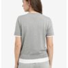 YAYA - Pulóvrik s poplínovým detailom Iron grey melange - iron grey melange