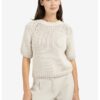 YAYA - Pulóvrik s krátkym rukávom Kit beige - kit beige