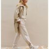 YAYA - Pulóvrik s krátkym rukávom Kit beige - kit beige