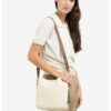 YAYA - Svetrík s ozdobným lemovaním Kit beige melange - kit beige melange