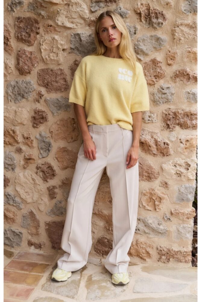 YAYA - Nohavice rovné Kit beige - kit beige