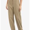 YAYA - Nohavice rovné Khaki green - khaki green