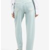 YAYA - Nohavice denim Barrel Light blue denim - light blue denim