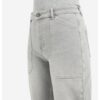 YAYA - Nohavice denim Cargo Mid grey denim - mid grey denim