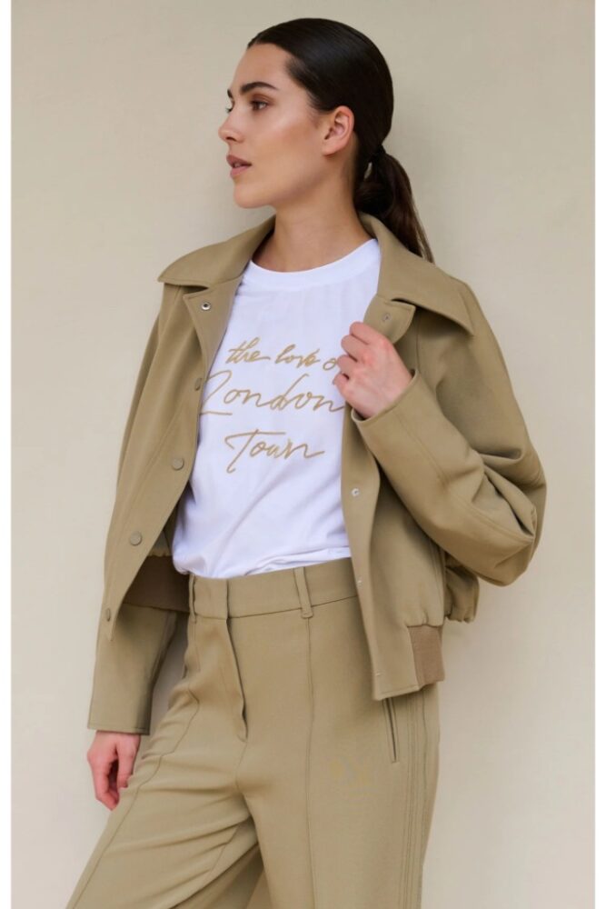 YAYA - Bunda prechodná Khaki green - khaki green