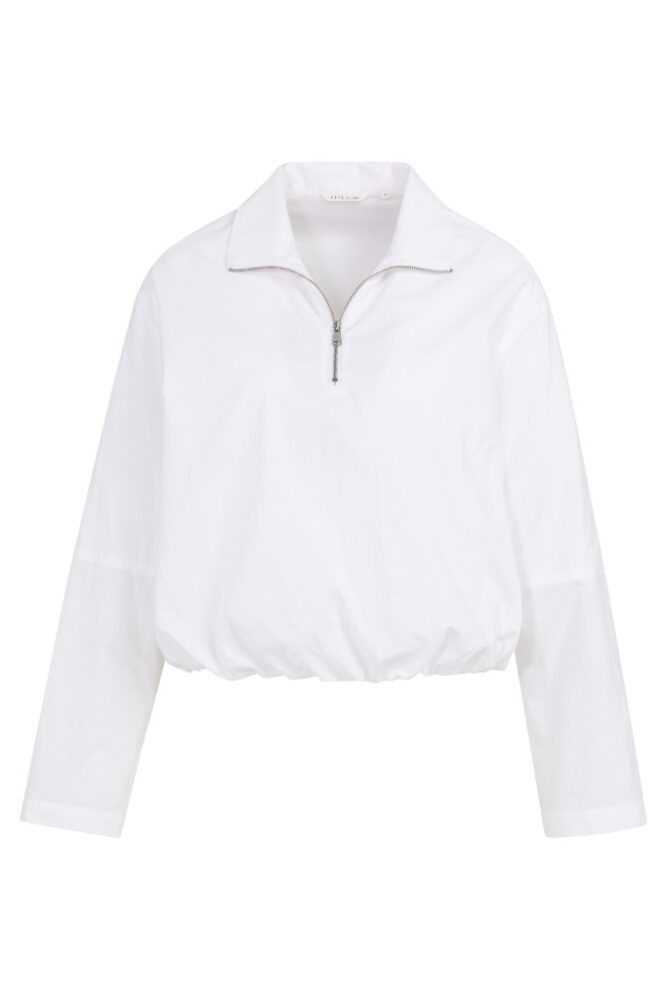 YAYA - Košeľa poplínová balónová Pure white - pure white